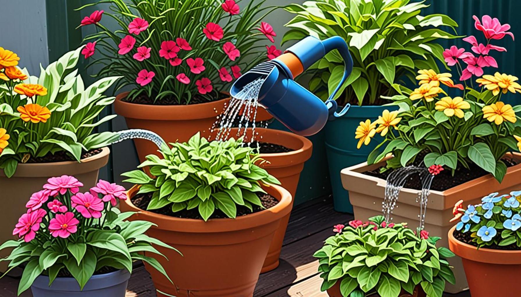Watering Techniques for Container Gardens: Tips for Optimal Growth
