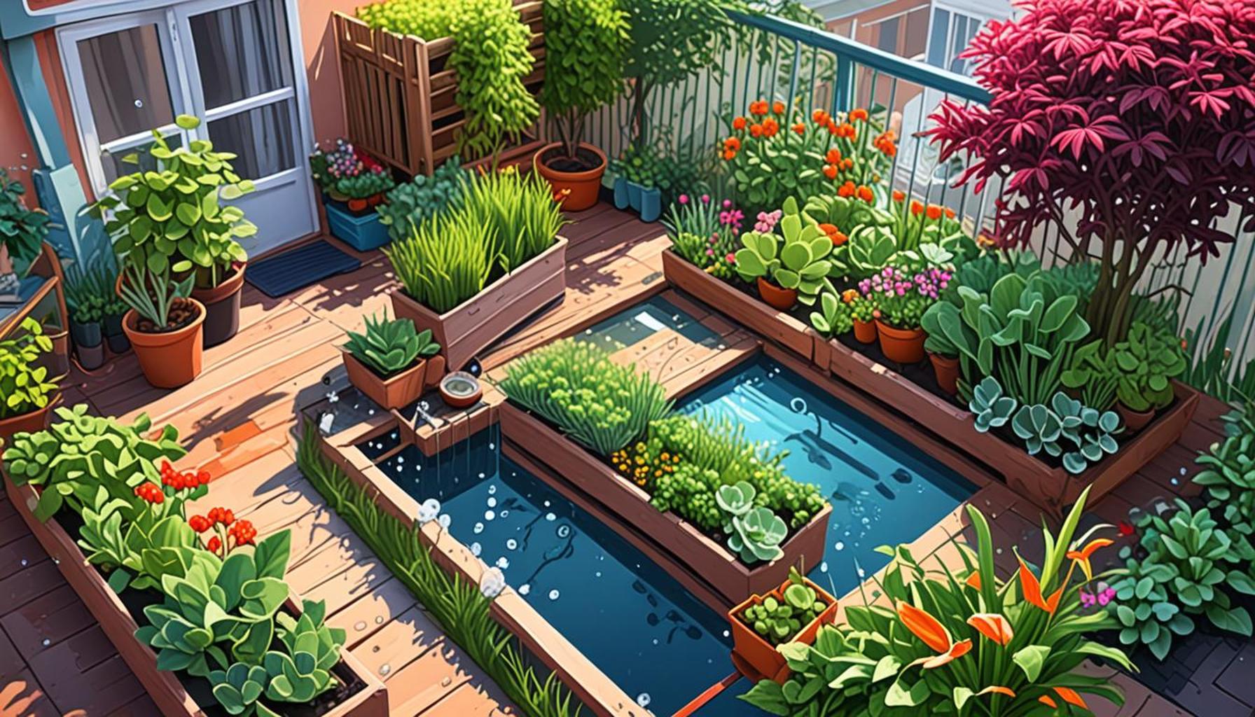 Innovative Watering Techniques for Small Urban Gardens